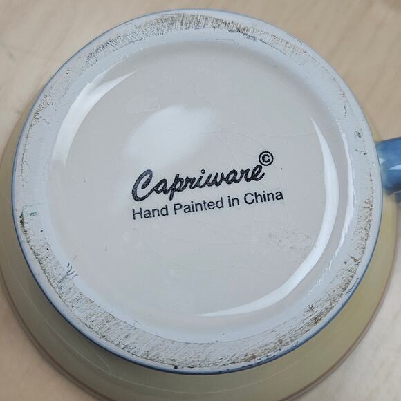 Tea for One Teapot and Cup Cottage Core Tea Pot Small Blue Teapot Gift Tea Party - Picture 10 of 11